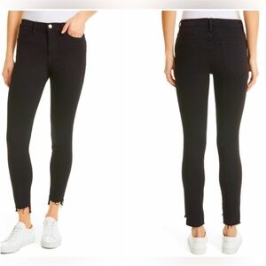 Frame Denim Black Skinny Jeans